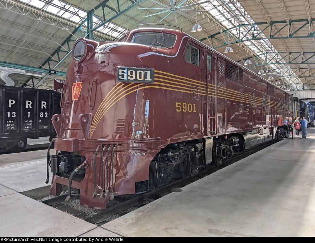 PRR 5901, the only surviving EMD E7 unit